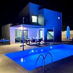 וילה Eleni, Vamos Sea & Mountain View With Pool *