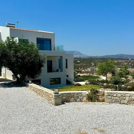 Vila Eleni, Vamos Sea & Mountain View With Pool Chania (Crete)