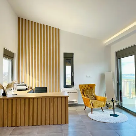 Eleni, Vamos Sea & Mountain View With Pool * Ханья