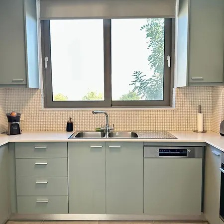 Eleni, Vamos Sea & Mountain View With Pool Chania (Crete)