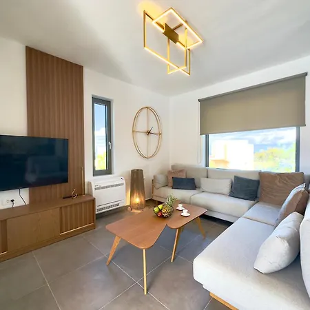 Eleni, Vamos Sea & Mountain View With Pool Villa