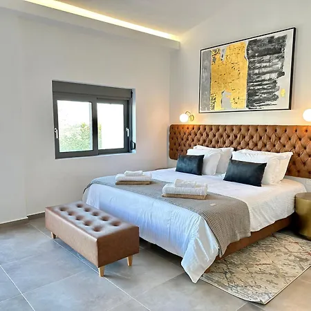 Eleni, Vamos Sea & Mountain View With Pool Villa