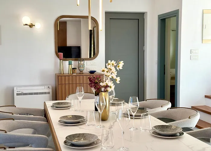 Eleni, Vamos Sea & Mountain View With Pool * ハニア